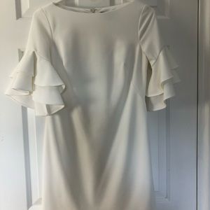 White ruffle dress! Ralph Lauren size 2